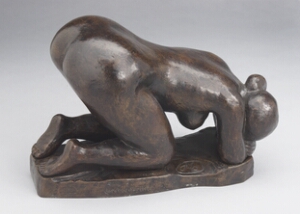 Crouched Bather, Head Lowered