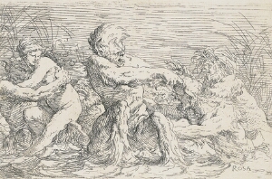 The Works of Salvator Rosa: Battling Tritons
