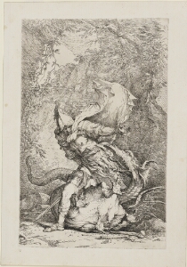 The Works of Salvator Rosa: Jason and the Dragon