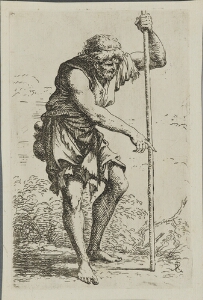 The Works of Salvator Rosa: Peasant with Staff