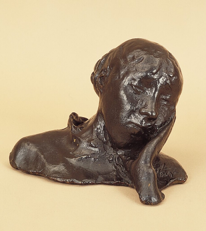 Head resting on one hand, bust (Portrait of a woman [Madame Bartholomé?])