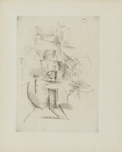 The Convent (Second Plate), Plate IV in "Saint Matorel" by Max Jacob