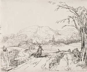 Landscape with Sportsman and Dogs ('Het Jagertje')