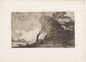 Landscape with Buildings and Trees