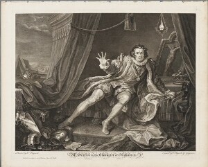Mr. Garrick in the Character of Richard the Third