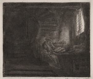 St. Jerome in a Dark Chamber