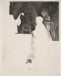 The Artist Drawing from a Model: Unfinished Plate