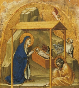 Coronation of the Virgin Altarpiece:  Nativity