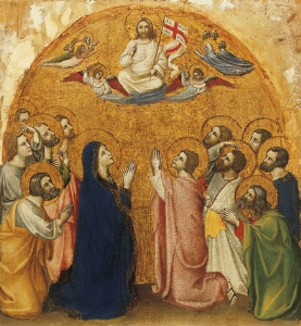 Coronation of the Virgin Altarpiece:  Ascension
