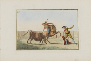 Collection of Principal Moves in a Bullfight: The First Pass with the Pic:  Spearing the Bull