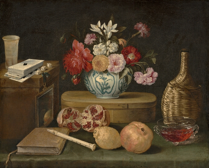 Still Life: The Five Senses with Flowers