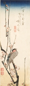Red-cheeked Bird and Red Plum Blossoms