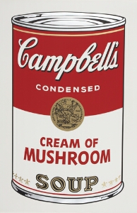 Campbell's Soup I: Cream of Mushroom