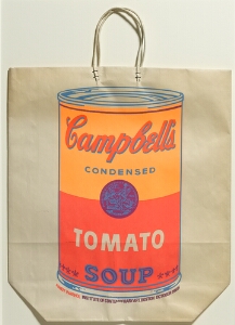 Campbell's Soup Can on Shopping Bag