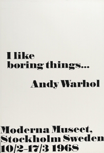 Warhol Statements