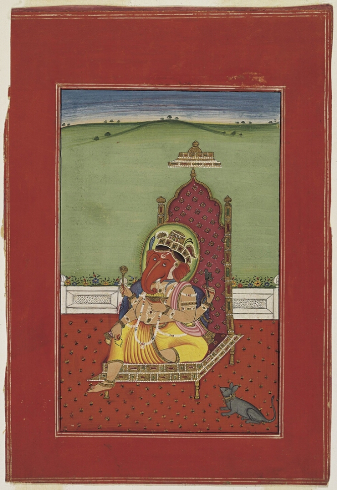 Ganesh Enthroned