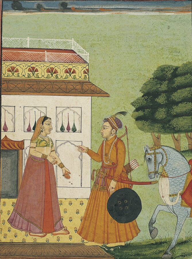 Folio from a Ragamala Series: Agada Ragaputra