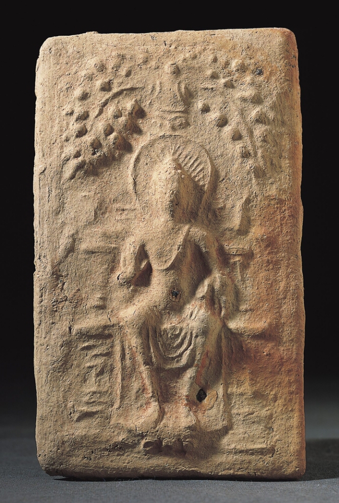 Tablet with Buddha