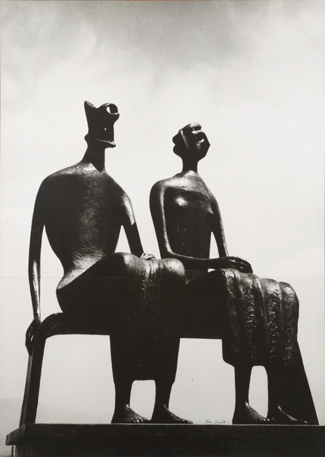 "King and Queen" by Henry Moore