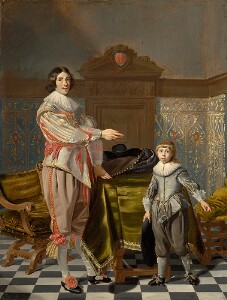 Dirck Van Der Wissel and His Son Jacob (Portrait of a Gentleman and His Son)