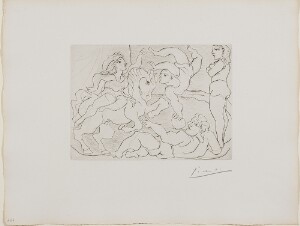 Suite Vollard, 1939, Paris: The Circus (Acrobats with a Horse)