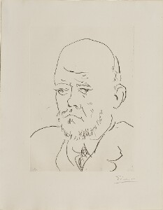 Suite Vollard, 1939, Paris: Portrait of Vollard, III