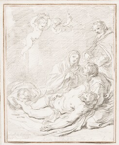 Study After Jusepe de Ribera: Pieta (from the Certosa di San Martino)