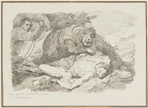 Study After Jusepe de Ribera: The Good Samaritan (from the Palazzo Ranuzzi)