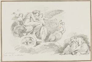 Study After Giulio Romano: Venus in Her Chariot (from the Palazzo del Te, Sala de Psiche)