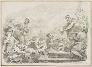 Study After Luca Giordano: Massacre of the Innocents (from the Vecchia Collection)