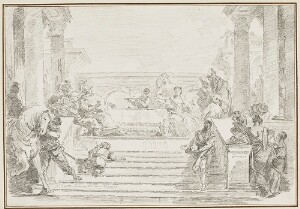 Study after Giovanni Battista Tiepolo: The Banquet of Cleopatra (from the Vecchia Collection)