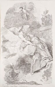 Study After Giovanni Battista Piazzetta: St. Francis in Ecstasy (from the Aracoeli)