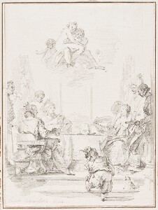 Study After Giovanni Battista Tiepolo: Banquet of Cleopatra (from Palazzo Labia)