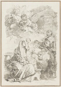 Study After Giovanni Battista Tiepolo: St. Anne Teaching the Virgin to Read (from Santa Maria della Fava)