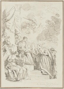 Study After Paolo Veronese: Mystical Marriage of St. Catherine (from Santa Caterina)