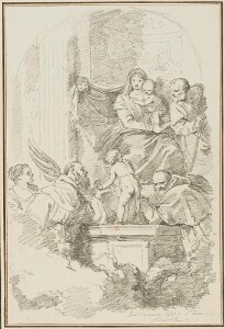 Study After Paolo Veronese: Madonna and Child Enthroned with Saints (from San Zaccaria)