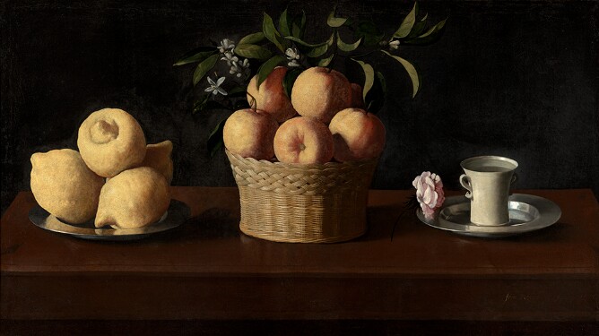 Still Life with Lemons, Oranges and a Rose