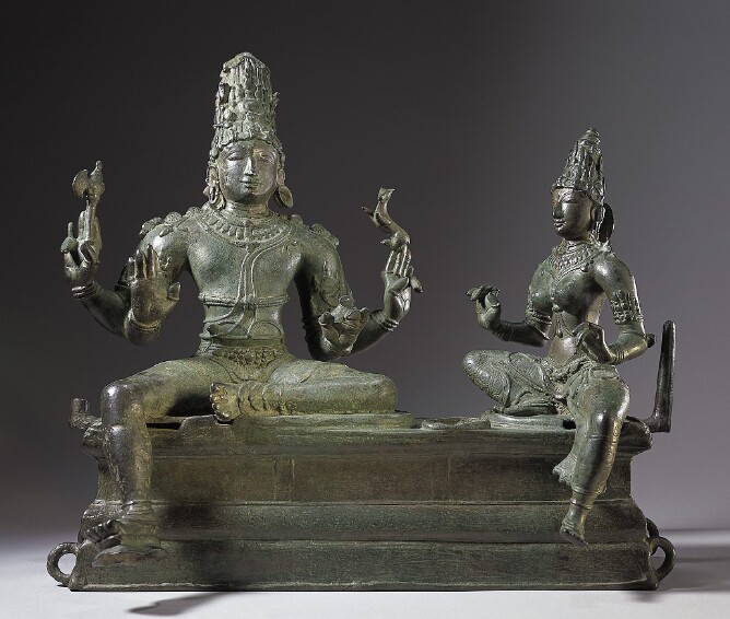 Shiva with Uma and Skanda