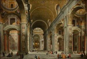 Interior of Saint Peter's, Rome