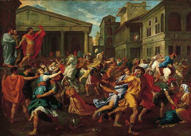 The Abduction of the Sabine Women (after Nicolas Poussin)