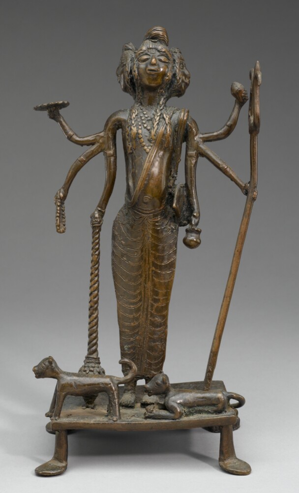 Composite Deity with Two Dogs