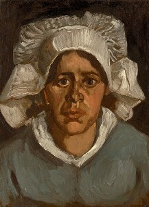 Head of a Peasant Woman in a White Bonnet