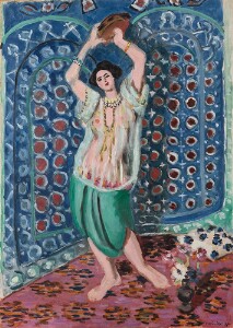 Odalisque with Tambourine (Harmony in Blue)