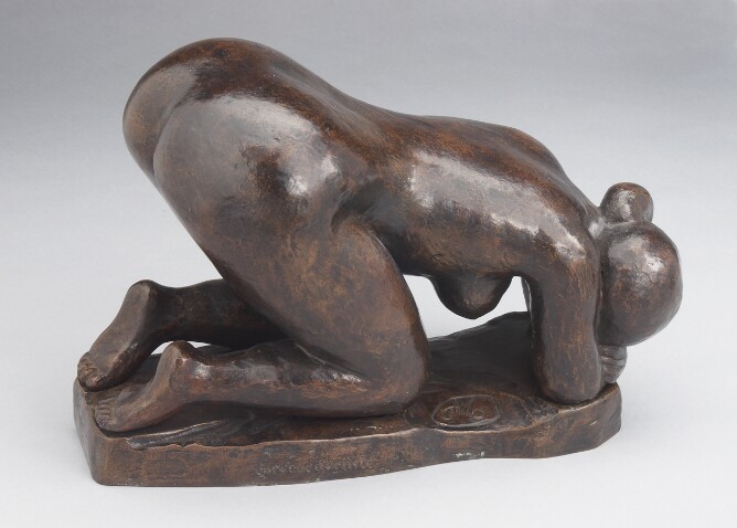 Crouched Bather, Head Lowered