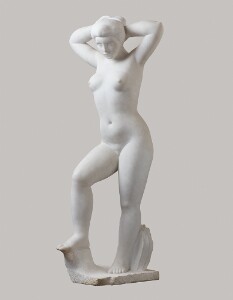 Standing Bather with Raised Arms