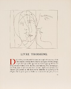 Les Metamorphoses by Ovid, 1931, Lausanne: Heads