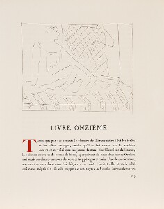 Les Metamorphoses by Ovid, 1931, Lausanne: Seated Woman and Horse