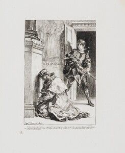 Hamlet: Hamlet Comes Upon the King at Prayer