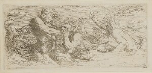 The Works of Salvator Rosa: Three Battling Tritons