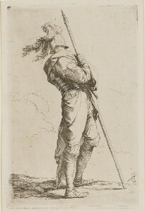 The Works of Salvator Rosa: Solider Holding His Lance with Both Hands